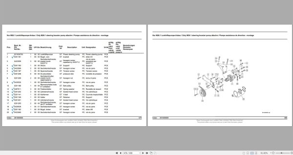 Hako Multicar M26 VW (260) Spare Parts Catalog (2)