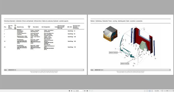 Hako Multicar M31 Hydrostat EURO V (513) Spare Parts Catalog (2)