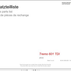 Hako Multicar Tremo 601 TDI (603) Spare Parts Catalog (1)