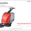 Hako Polisher Hako Speedpolisher B75 (7672.00) Spare Parts Catalog (1)
