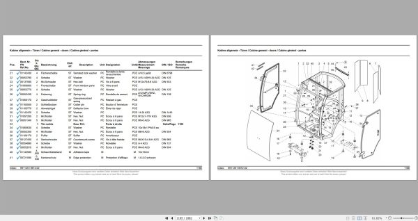 Hako Ride on Sweeper Citymaster 1250 Spare Parts Catalog (2)