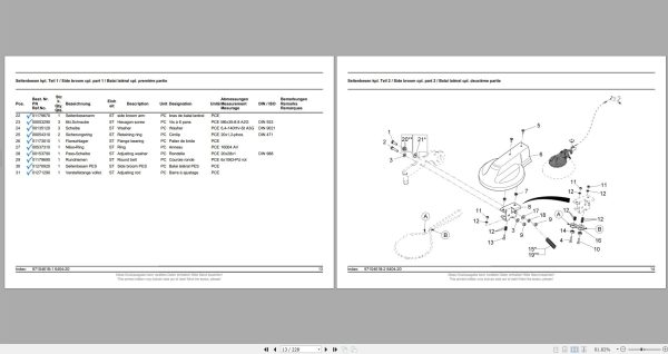 Hako Sweeper Sweepmaster 1500 Spare Parts Catalog (2)