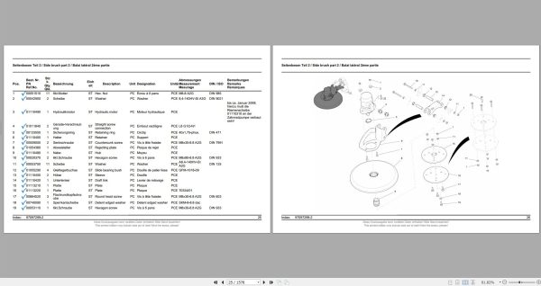 Hako Sweeper Sweepmaster 900 Spare Parts Catalog (2)