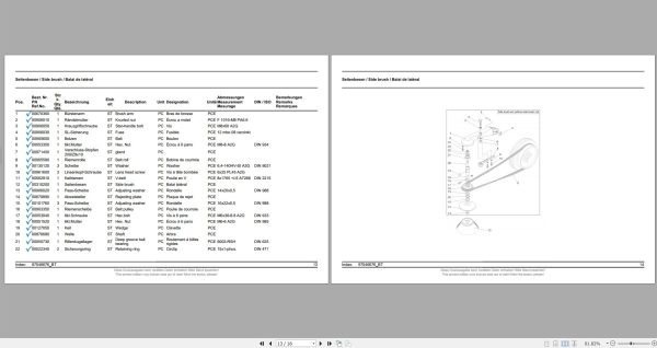 Hako Sweeper Sweepmaster M600 (6206.00) Spare Parts Catalog (2)