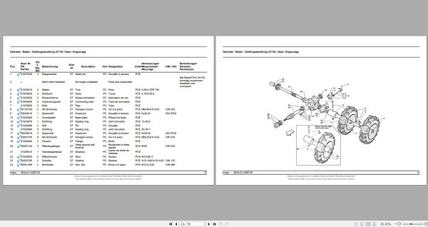 Hako Sweeper Variette 350 Spare Parts Catalog (2)