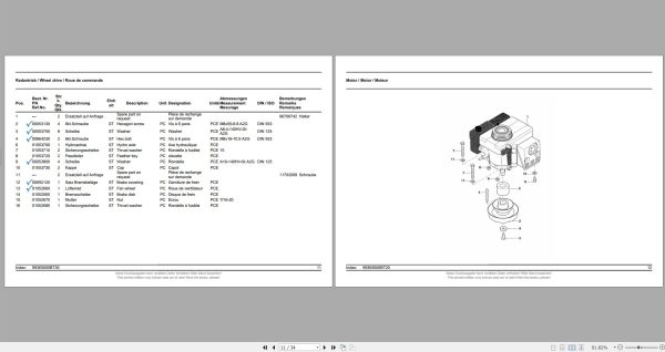 Hako Sweeper Variette 850 Spare Parts Catalog (2)