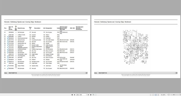 Hako Sweepers Jonas 1150 Spare Parts Catalog (2)
