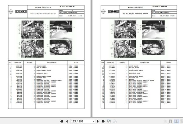 Hamm Compactor 3410   3411 H2.06 2127593 Spare Parts Catalog (2)