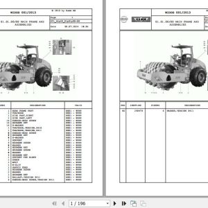 Hamm Compactor 3410   3411 H2.69 2030211 Spare Parts Catalog (1)