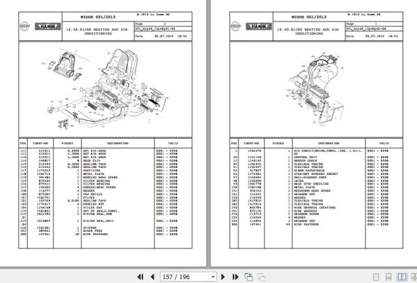 Hamm Compactor 3410   3411 H2.69 2030211 Spare Parts Catalog (2)