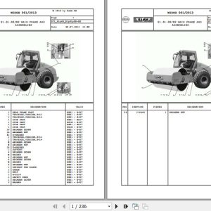 Hamm Compactor 3412   3414 H1.60 1290851 STANDARD Spare Parts Catalog (1)