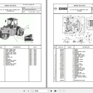 Hamm Roller HD 90   110 H1.53 1302078 Spare Parts Catalog (1)