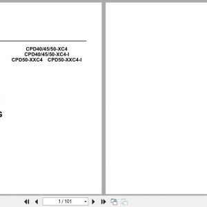 Hangcha Forklift CPD40 XC4 to CPD50 XXC4 I Parts Catalog 2022 EN ZH (1)