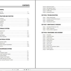 Hyundai Excavator R150LS Service Manual