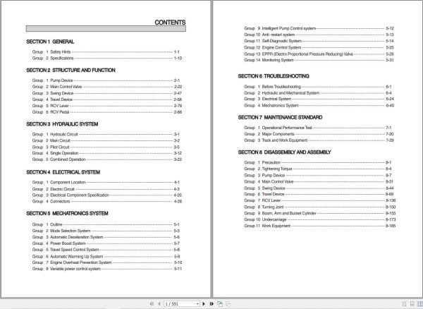Hyundai Excavator R495LVS Service Manual