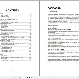 Hyundai Forklift 25LE 7U 30LE 7U 35LE 7U Service Manual