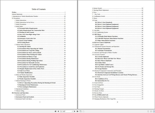 Hyundai Truck HDT90 HDT105 Operation and Maintenance Manual