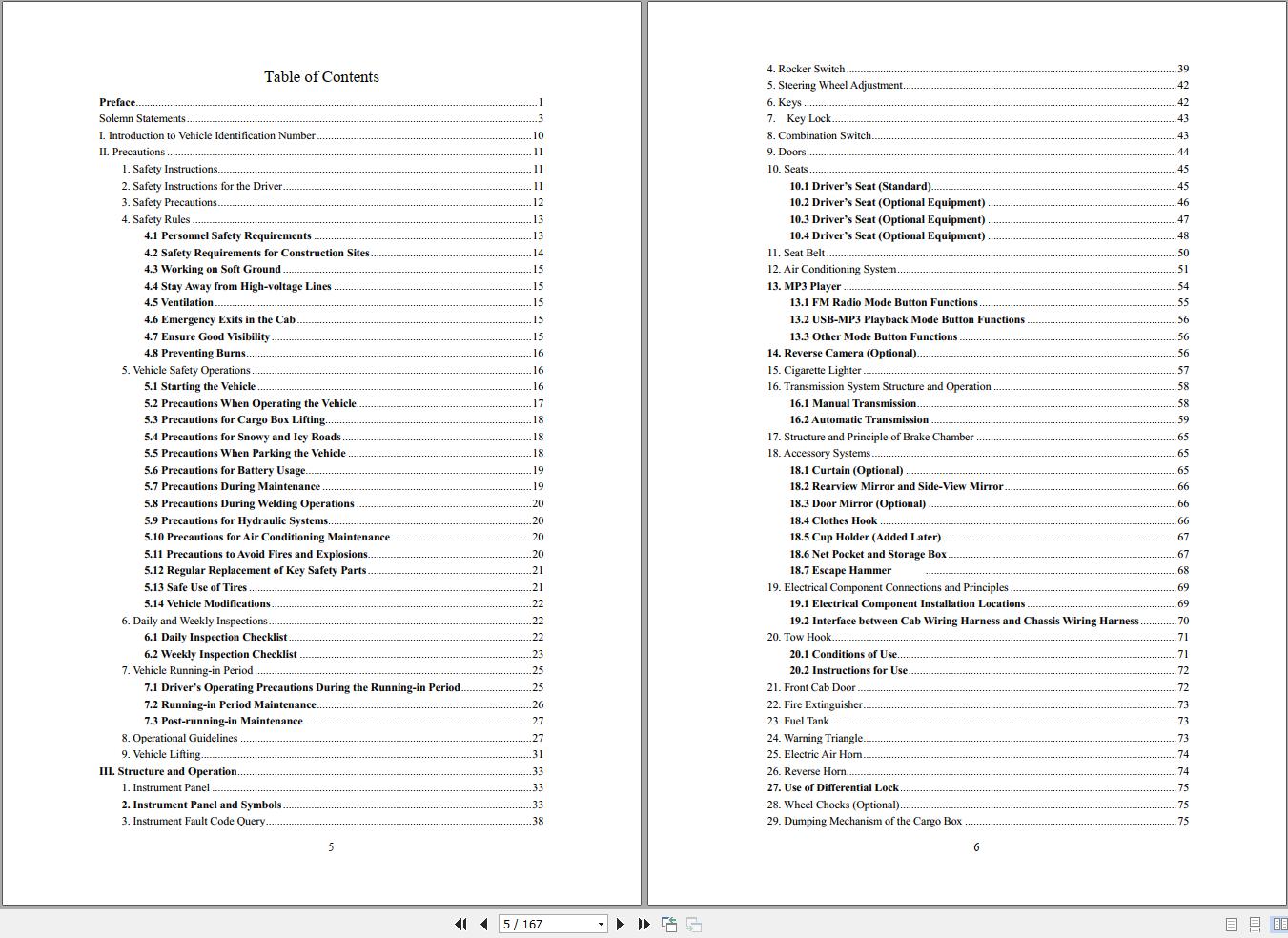 Hyundai Truck HDT90 HDT105 Operation and Maintenance Manual