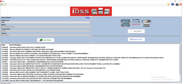 Isuzu IDSS USA Diagnostic Service Documentation 05.2025 2