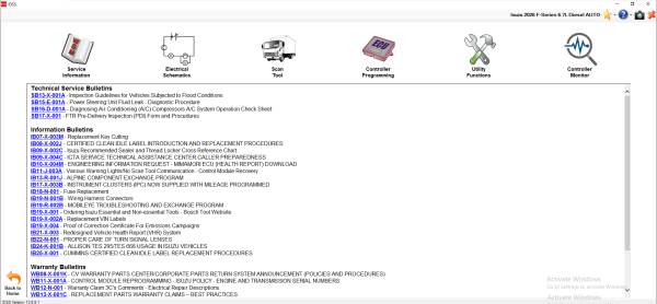 Isuzu IDSS USA Diagnostic Service Documentation 05.2025 3