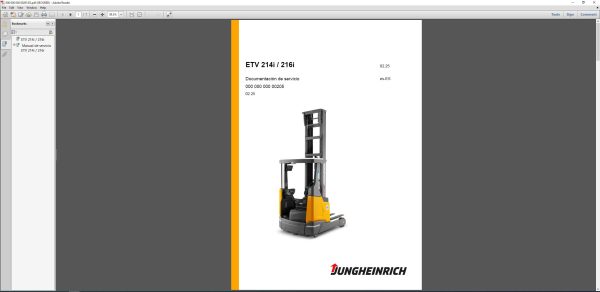 JUNGHEINRICH JETI ForkLift SH v4.37.13 ES13 02.2025 Service Information 5