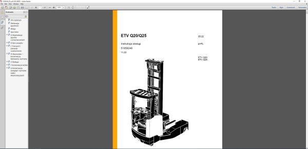 JUNGHEINRICH JETI ForkLift SH v4.37.13 PL13 02.2025 Service Information 6