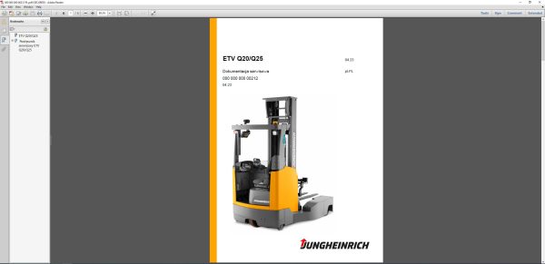 JUNGHEINRICH JETI ForkLift SH v4.37.13 PL13 02.2025 Service Information 7