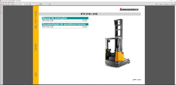 JUNGHEINRICH JETI ForkLift SH v4.37.13 PT13 02.2025 Service Information 3