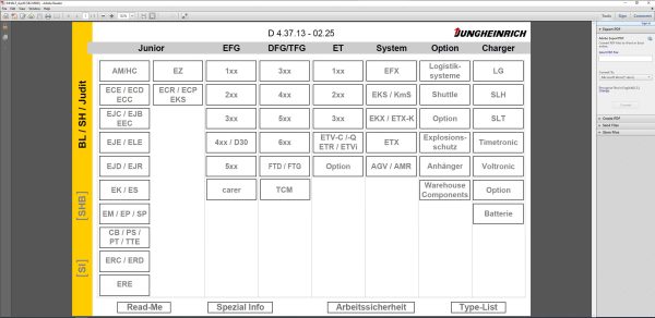 JUNGHEINRICH JETI SH v4.37.13 DE13 02.2025 Service Information 1
