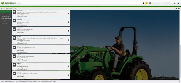 John Deere SA 5.3 AG  CF new Dataset 06.2025 Base DVD 11.2023 REMOTE INSTALLATION 10