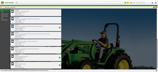John Deere SA 5.3 AG  CF new Dataset 06.2025 Base DVD 11.2023 REMOTE INSTALLATION 4