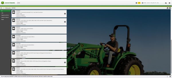 John Deere SA AG 06.2025 Service Schematic Diagnostic Program 008