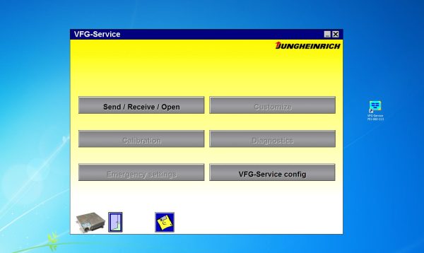 Jungheinrich Forklift VFG Service Program Remote 4