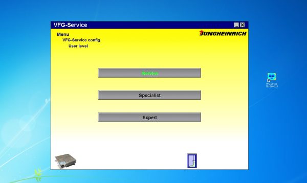 Jungheinrich Forklift VFG Service Program Remote 5