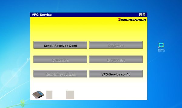 Jungheinrich Forklift VFG Service Program Remote 7