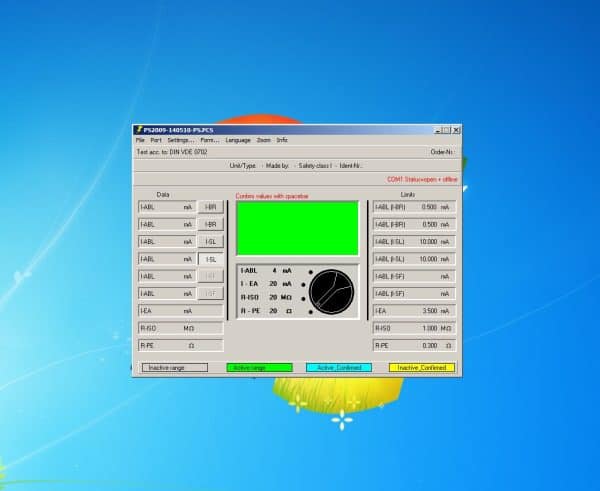 Jungheinrich VDE PS2009 Peaktech 2775 VDE Tester 701 702 PS 2009.0.1.38 Program Remote 4