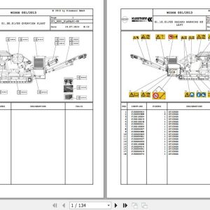 Kleemann Mobile Jaw Crusher MC100R K001 F20005534 Spare Parts Catalog (1)