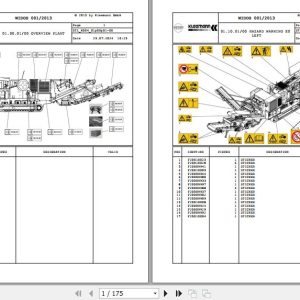 Kleemann Mobile Jaw Crusher MC110Z K004 F20006964 Spare Parts Catalog (1)