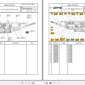 Kleemann Mobile Jaw Crusher MC120Z K007 F20005535 Spare Parts Catalog (1)