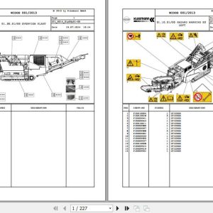 Kleemann Mobile Jaw Crusher MR110R K016 F20016881 Spare Parts Catalog (1)