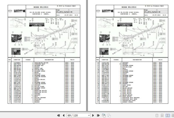 Kleemann Mobile Jaw Crusher MS18Z AD K053 F20006963 Spare Parts Catalog (2)