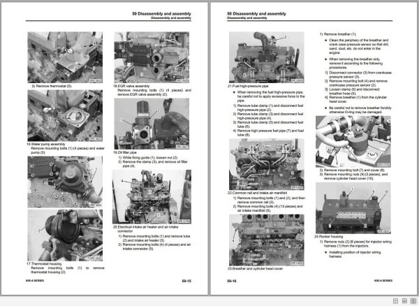 Komatsu Engine 95E 6 Series Shop Manual SEN06060 04 (2)