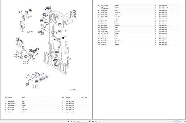 Komatsu Forklift FB25 12 100001 UP Parts Catalog (1)