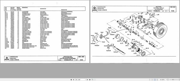 Krupp Crane KMK 2025 Spare Parts List 2084427 1992 DE EN FR (2)