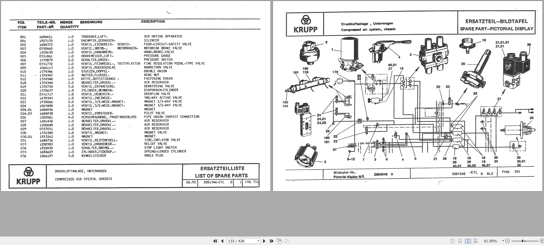Krupp Crane KMK 3045 Spare Parts List 10.1990 DE EN (2)