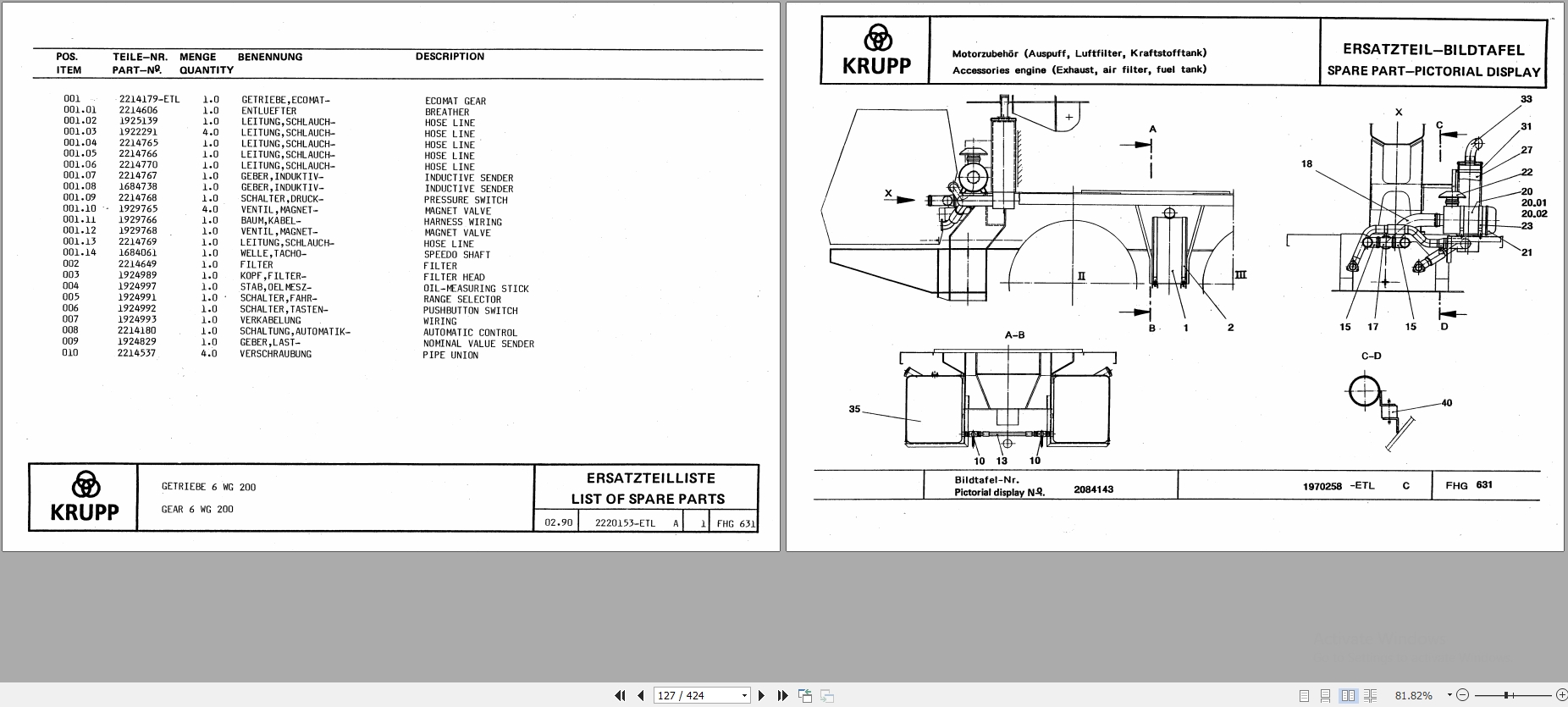 Krupp Crane KMK 3045 Spare Parts List 2.1990 DE EN (2)