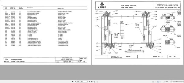Krupp Crane KMK 3045 Spare Parts List 2228133 1993 DE EN (2)