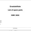 Krupp Crane KMK 3050 Spare Parts List 3003030 8.1995 DE EN (1)