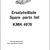 Krupp Crane KMK 4070 Spare Parts List 10.1990 DE EN (1)