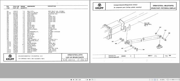 Krupp Crane KMK 4070 Spare Parts List 2.1991 DE EN (2)